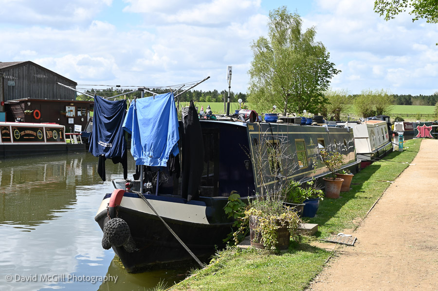 Narrowboats on the Oxford Canal